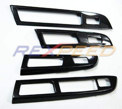 Rexpeed OE Style Dry Carbon Window Switch Panel Cover Trim Subaru 2014 - 17 WRX / 2014 - 2017 STi | G57 - JDMuscleTrim KitsG57