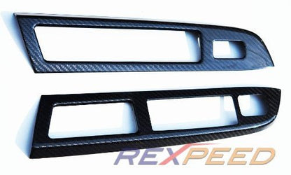 Rexpeed OE Style Dry Carbon Window Switch Panel Cover Trim Subaru 2014 - 17 WRX / 2014 - 2017 STi | G57 - JDMuscleTrim KitsG57
