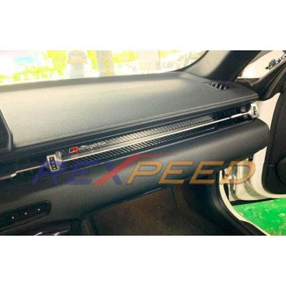 Rexpeed Passenger Side Carbon Interior Badge | 2020 Toyota Supra (TS02)-Interior Accessories-Rexpeed-JDMuscle