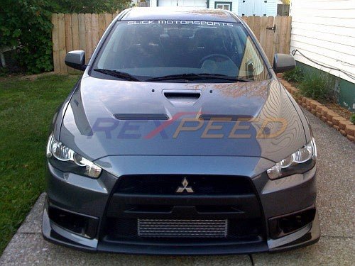 Rexpeed R - Style Carbon Ducts Mitsubishi Evo X 2008 - 2015 | R123 - JDMuscleDuctsR123