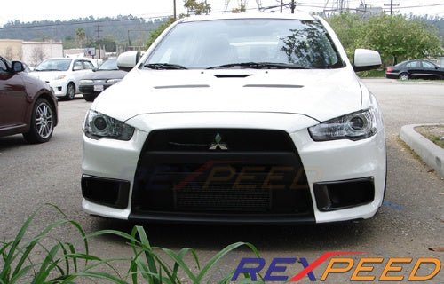 Rexpeed R - Style Carbon Ducts Mitsubishi Evo X 2008 - 2015 | R123 - JDMuscleDuctsR123