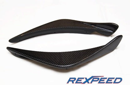 Rexpeed RA - Style Carbon Canards Mitsubishi Evo 8 2003 - 2005 | R24 - JDMuscleCanardsR24