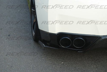 Rexpeed Rear Bumper Extensions Nissan R35 GT - R 2008 - 2016 | N30 - JDMuscleRear LipsN30