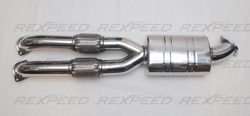 Rexpeed Resonated Midpipe Nissan GT - R R35 2009 - 21 | N25 - JDMuscleExhaust Mid PipesN25