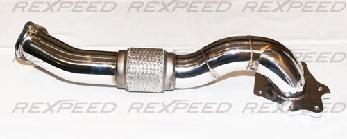 Rexpeed Stainless 02 Downpipe Mitsubishi Evo X 2008 - 2015 | R153 - JDMuscleFront Pipes and Downpipes / J - PipesR153
