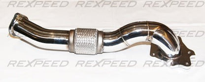 Rexpeed Stainless 02 Downpipe Mitsubishi Evo X 2008 - 2015 | R153 - JDMuscleFront Pipes and Downpipes / J - PipesR153