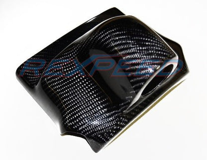 Rexpeed Steering Wheel Single Carbon Pod Mitsubishi Evo X 2008 - 2015 | R149 - JDMusclePodsR149