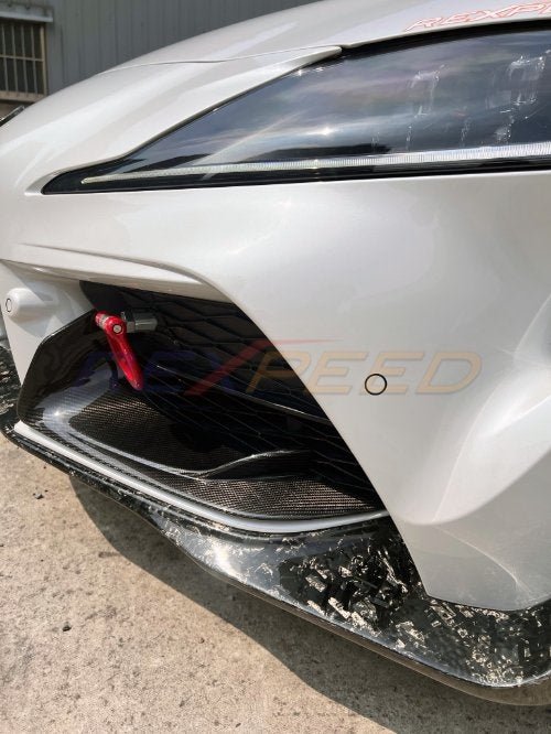 Rexpeed Supra GR 2020+ Dry Carbon Lower Front Bumper Covers | Gloss | TS82 - JDMuscleBumper CoversTS82