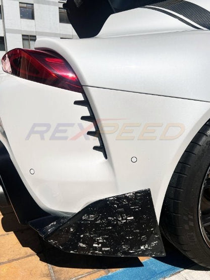 Rexpeed Supra GR 2020+ Dry Carbon Rear Duct Cover Set | 2pc | TS87 - JDMuscleExterior GarnishesTS87