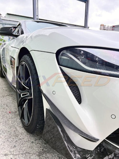 Rexpeed Supra GR 2020+ V7 Dry Carbon Front Canards | TS89 - JDMuscleCanardsTS89