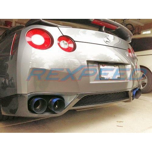 Rexpeed Titanium Blue Tips Nissan GTR R35 2009-2014 | N32 – JDMuscle