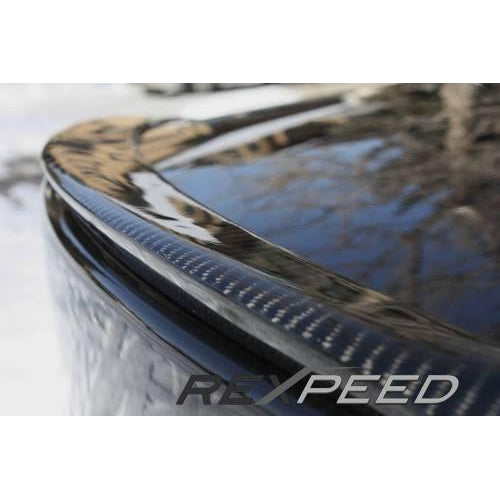 Rexpeed Type-1 Carbon Trunk Spoiler | 2008-2015 Mitsubishi Evo X (R122)-REX R122-REX R122-Spoilers and Wings-Rexpeed-JDMuscle