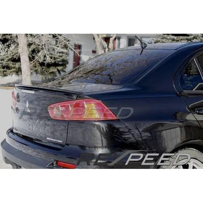 Rexpeed Type-1 Carbon Trunk Spoiler | 2008-2015 Mitsubishi Evo X (R122)-REX R122-REX R122-Spoilers and Wings-Rexpeed-JDMuscle