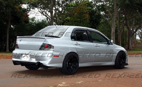 Rexpeed USDM V - Style Carbon Diffuser Mitsubishi EVO 8 - 9 2003 - 2007 | R146 - JDMuscleDiffusers and Vortex GeneratorsR146