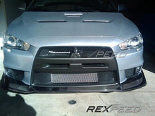 Rexpeed V - Style Carbon Splitter Mitsubishi EVO X 2008 - 2015 | R109 - JDMuscleFront Wind SplitterR109