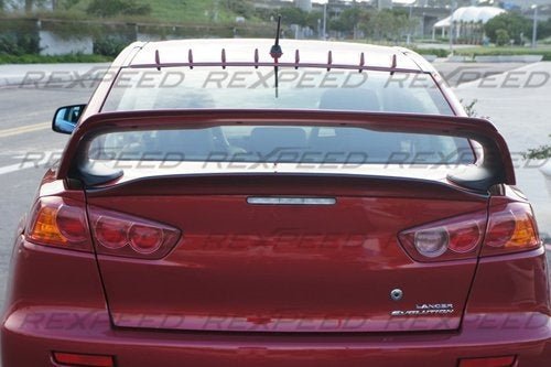 Rexpeed V - Style Painted Gurney Flap Mitsubishi Evo X 2008 - 2015 | R88A - JDMuscleSpoiler and Wing AccessoriesR88A