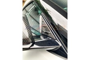 Rexpeed V1 Carbon Fiber Anti - Buffeting Wind Deflectors Gloss Finish Toyota Supra 2020 - 21 | TS21 - JDMuscleExterior GarnishesREXTS21