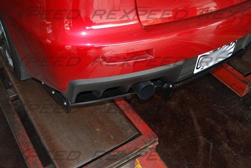Rexpeed VA - Style Carbon Diffuser Mitsubishi Evo X 2008 - 2015 | R180 - JDMuscleDiffusers and Vortex GeneratorsR180
