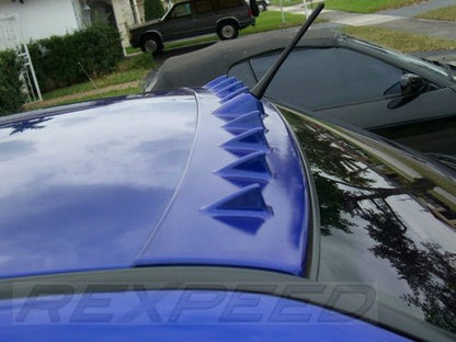 Rexpeed Vortex Generators - Electric Blue Mitsubishi EVO 7 - 9 2001 - 2007 | R02 - JDMuscleDiffusers and Vortex GeneratorsR02