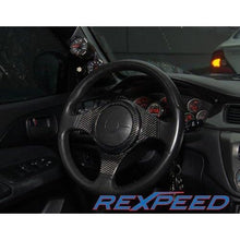 Rexspeed CT9A Dry Carbon Steering Wheel Cover Mitsubishi Evo 7/8/9 2001-2007 | R13 - JDMuscleTrim KitsREX R13