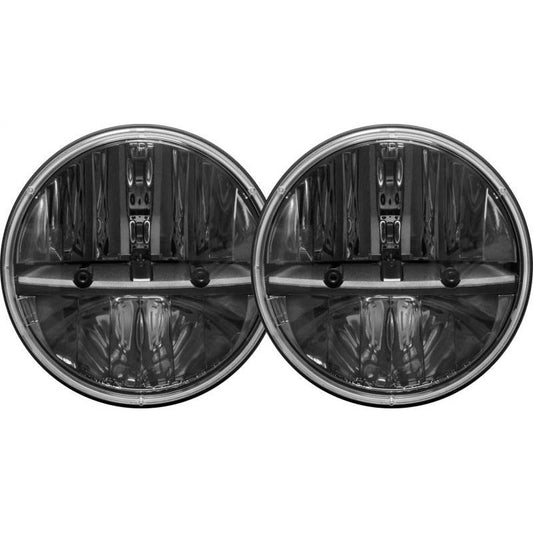 Rigid Industries 7in Round Headlights w/ PWM Adaptors - Set of 2-rig55000-rig55000-LED Lighting-Rigid Industries-JDMuscle