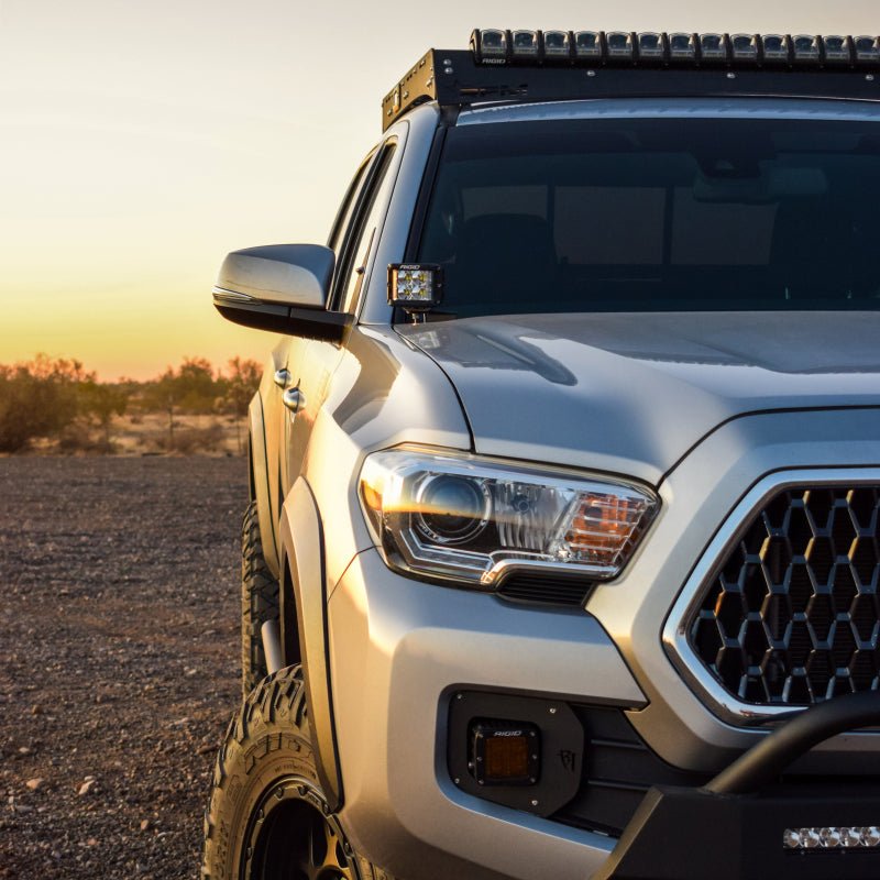 Rigid Industries A Pillar Mount Toyota Tacoma 2016 - 2020 | 46702 - JDMuscleLight Mounting and Hardwarerig46702