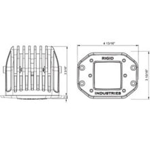 Rigid Industries D Series Driving SM Amber 6 LEDs Universal | 502323