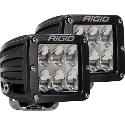 Rigid Industries D Series - Driving SM Amber (Pair) - 6 LEDs-rig502323-849774024627-Rigid Industries-JDMuscle