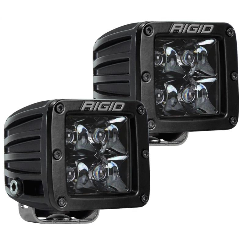 Rigid Industries D-Series Midnight Edition - Spot - Set of 2-rig202213BLK-849774019159-Rigid Industries-JDMuscle