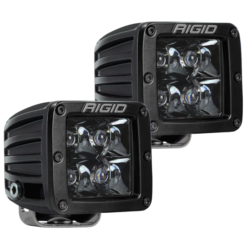 Rigid Industries D-Series Midnight Edition - Spot - Set of 2-rig202213BLK-849774019159-Rigid Industries-JDMuscle