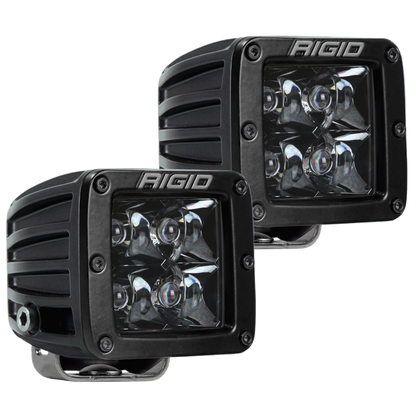 Rigid Industries D-Series Midnight Edition - Spot - Set of 2-rig202213BLK-849774019159-Rigid Industries-JDMuscle