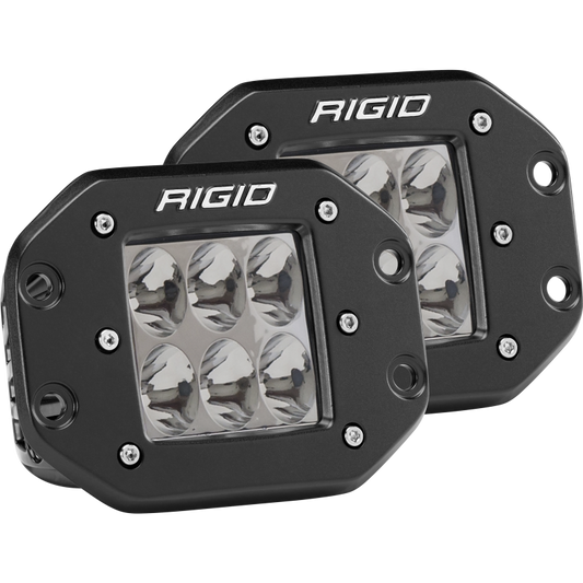 Rigid Industries D2 - Flush Mount - Driving Pair-rig512313-849774019463-Rigid Industries-JDMuscle