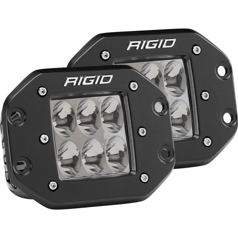 Rigid Industries D2 - Flush Mount - Driving Pair-rig512313-849774019463-Rigid Industries-JDMuscle