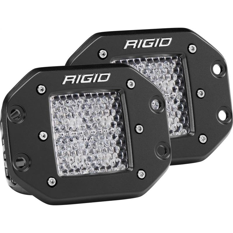 Rigid Industries Dually - Flush Mount - 60 Deg. Lens - Set of 2-rig212513-849774019241-Rigid Industries-JDMuscle