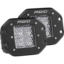 Rigid Industries D-Series pro Flood Diffused Flush Mount Black 2 Lights Universal | 212513