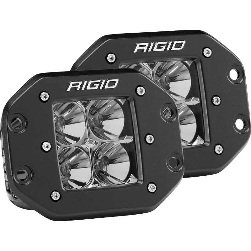 Rigid Industries Dually - Flush Mount - Flood - Set of 2-rig212113-849774019210-Rigid Industries-JDMuscle