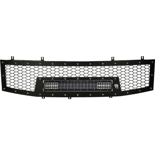 Rigid Industries Nissan Titan - 2004-2014 Grille - Fits 20in E-Series-rig40583-rig40583-Aftermarket Grills-Rigid Industries-JDMuscle