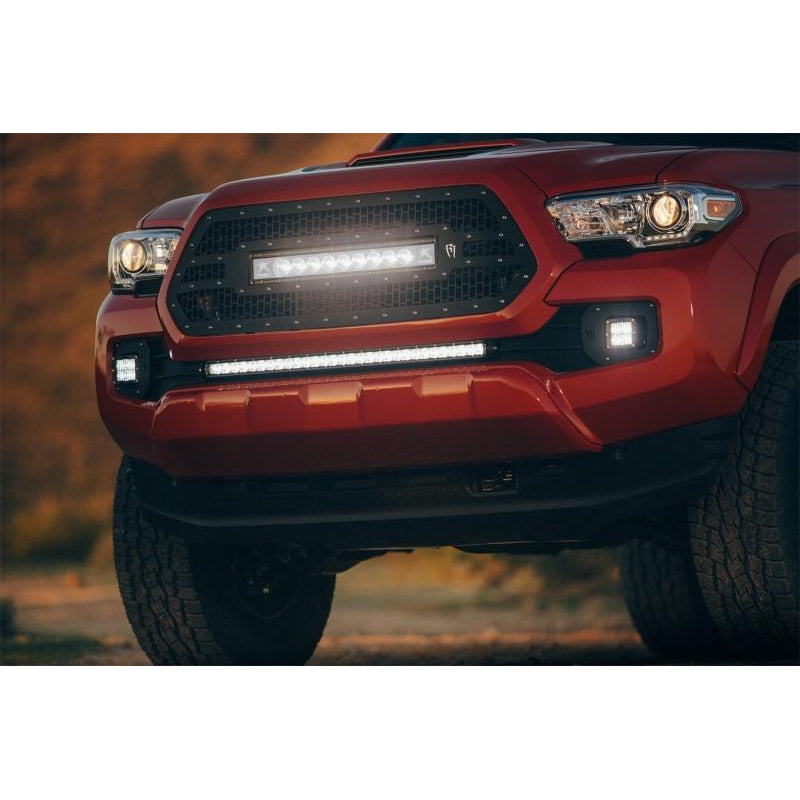 Rigid Industries Toyota Tacoma - 2016-2017 - 30in SR-Series Bumper Mount Kit-rig46565-rig46565-Light Mounting and Hardware-Rigid Industries-JDMuscle