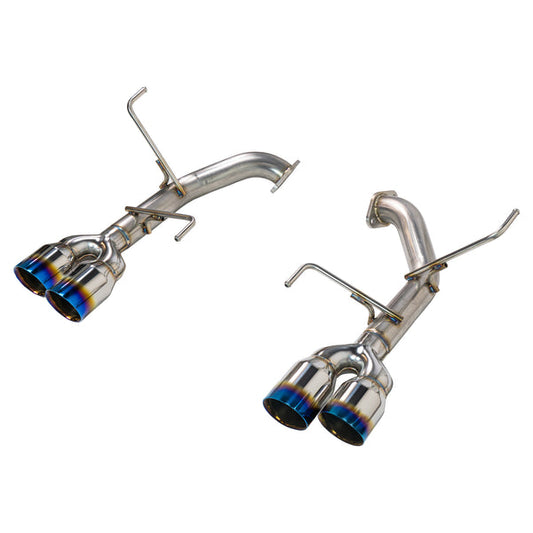 Remark 2022+ WRX (VB) 3.5in Axleback Exhaust w/ Burnt Stainless Double Wall Tip | RO-TTVB-D