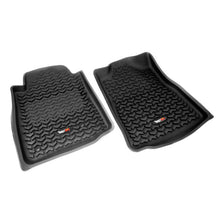 Rugged Ridge Floor Liner Front Black Toyota Tacoma Regular / Access / Double Cab 2005 - 2011 | 82904.10 - JDMuscleFloor Matsrug82904.10