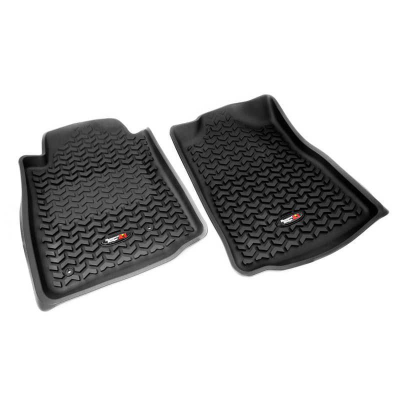 Rugged Ridge Floor Liner Front Black Toyota Tacoma Regular / Access / Double Cab 2005 - 2011 | 82904.10 - JDMuscleFloor Matsrug82904.10