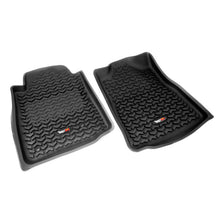 Rugged Ridge Floor Liner Front Black Toyota Tacoma Regular / Access / Double Cab 2005 - 2011 | 82904.10 - JDMuscleFloor Matsrug82904.10