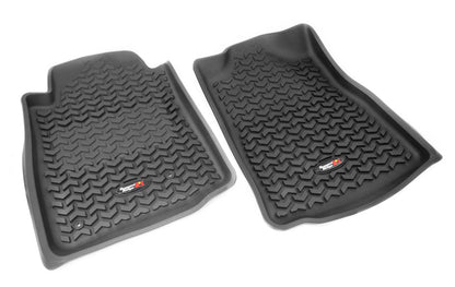 Rugged Ridge Floor Liner Front Black Toyota Tacoma Regular / Access / Double Cab 2012 - 2015 | 82904.15 - JDMuscleFloor Matsrug82904.15