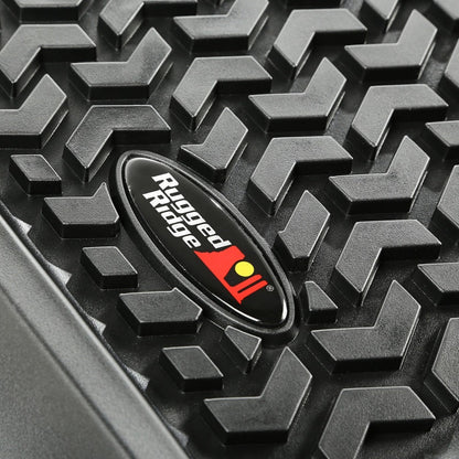Rugged Ridge Rear Floor Liner Black Toyota Tundra Double Cab / Crew Max 2012 - 2019 | 82954.20 - JDMuscleFloor Matsrug82954.20