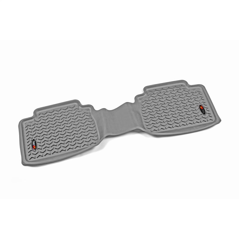 Rugged Ridge Rear Floor Liner Gray Toyota Tacoma Double Cab Automatic Access 2005 - 2015 | 84954.10 - JDMuscleFloor Matsrug84954.10