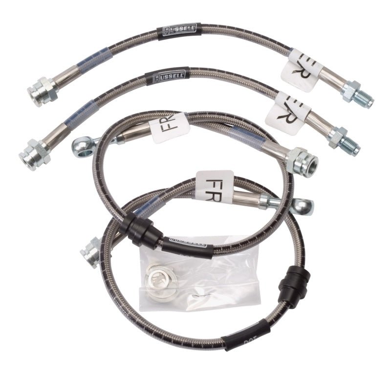 Russell Performance Brake Line Kit Mitsubishi Eclipse 2WD & All Wheel Drive 1995 - 1999 | 686150 - JDMuscleBrake Linesrus686150