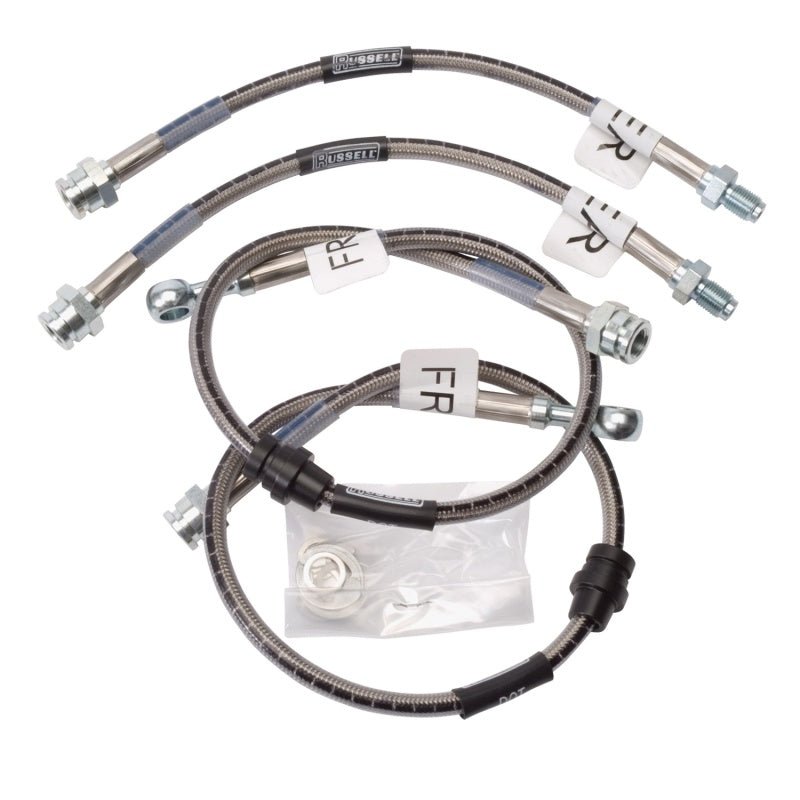 Russell Performance Brake Line Kit Mitsubishi Eclipse 2WD & All Wheel Drive 1995 - 1999 | 686150 - JDMuscleBrake Linesrus686150