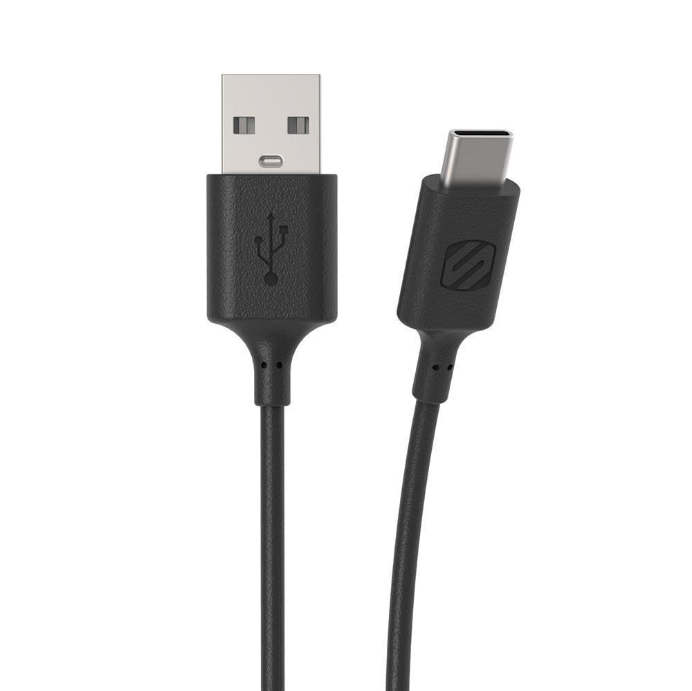 Scosche StrikeLine USB-C to USB Cable 3ft Black - Universal-SCO-CA23-Electronic Miscellaneous-Scosche-JDMuscle