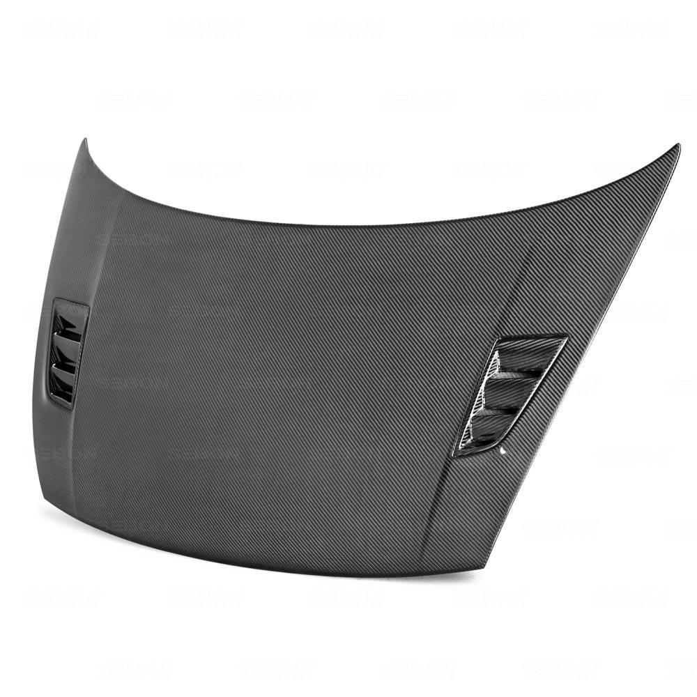 Seibon 06-07 Honda Civic 4 Door MGII-Style Carbon Fiber Hood (HD0607HDCV4D-MGII)-seiHD0607HDCV4D-MGII-HD0607HDCV4D-MGII-Hoods-Seibon-JDMuscle