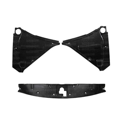 Seibon 09-10 Nissan GT-R R35 Carbon Fiber Cooling Plate | CP0910NSGTR